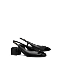Women Cap-Toe Slingback 45Mm - Perfect Black / Perfect Black