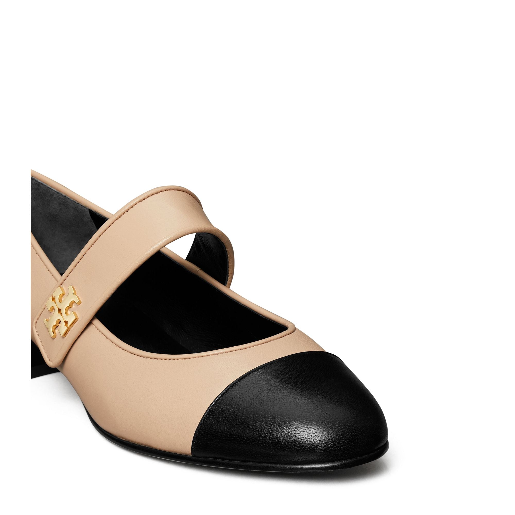 Women Cap-Toe Mary Jane Heel Ballet 25Mm - Rose Pink / Perfect Black