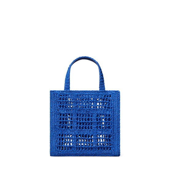 Women Ella Hand-Crocheted Xs Tote - Evening Blue