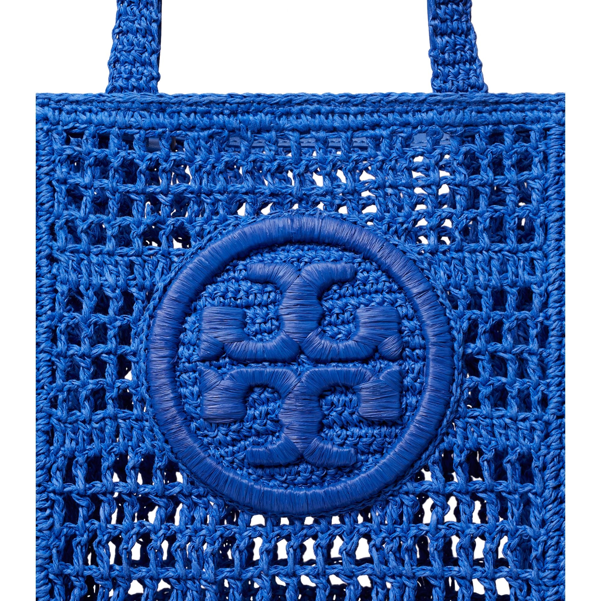 Women Ella Hand-Crocheted Xs Tote - Evening Blue