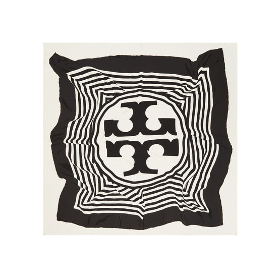 Women Warped Logo Silk Square - Warped Logo Silk Square - Ivory