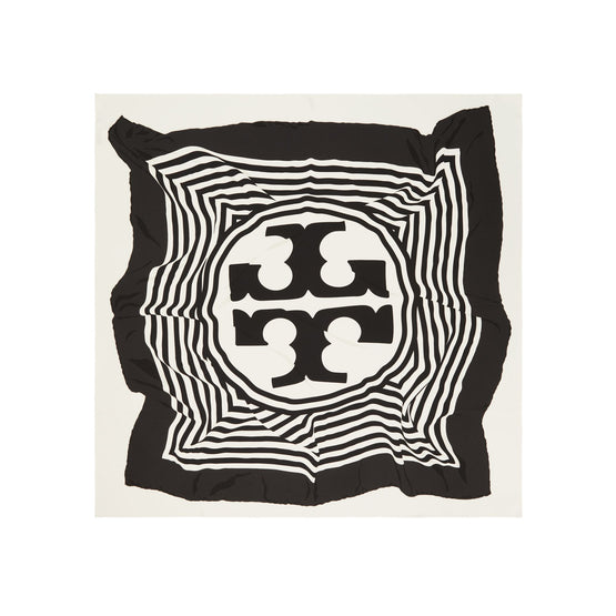 Women Warped Logo Silk Square - Warped Logo Silk Square - Ivory