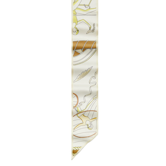 Women Acrobats Ribbon Tie - Yellow