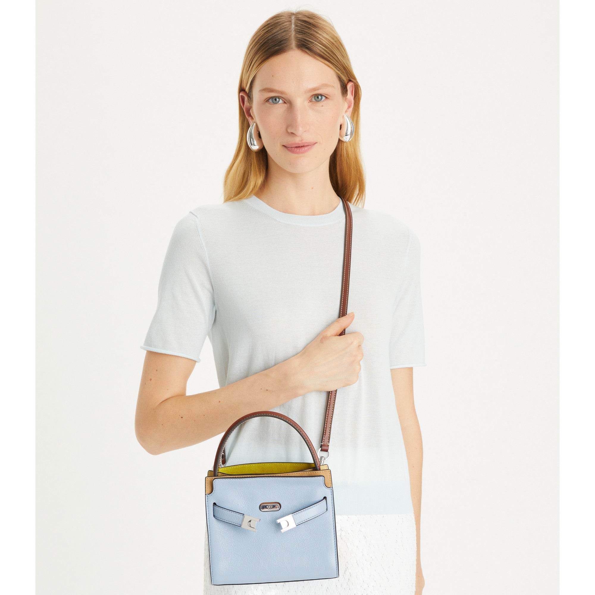 Women Lee Radziwill Petite Double Bag - Blue Mist
