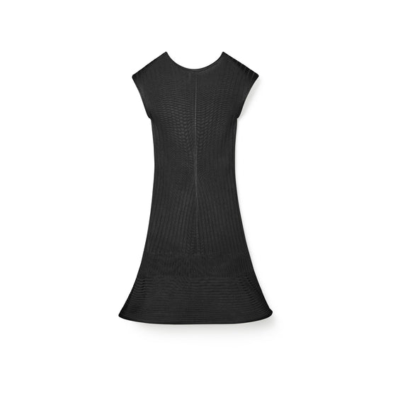 Women Viscose Knit Dress - Black