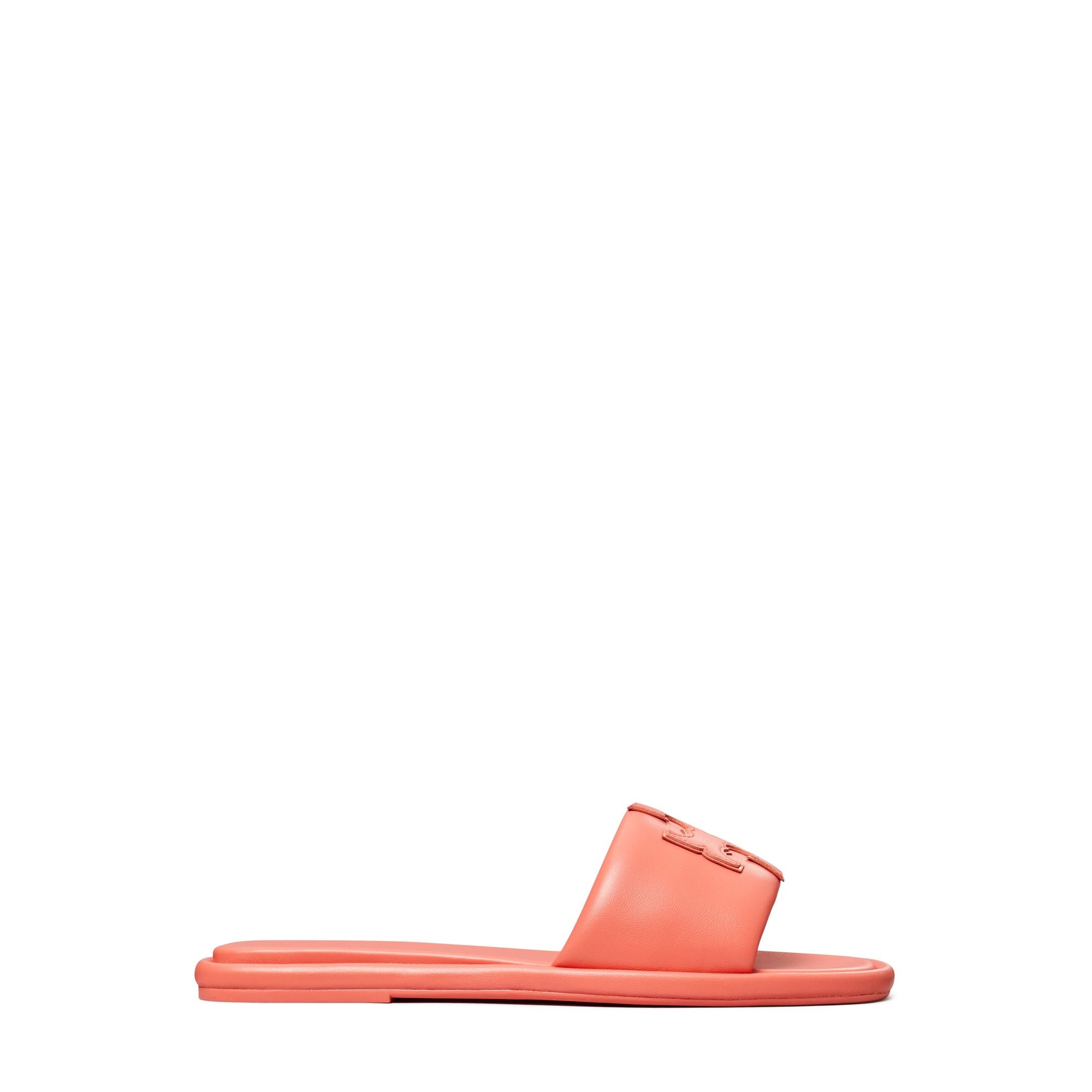 Women Double T Sport Slide - Coral Crush
