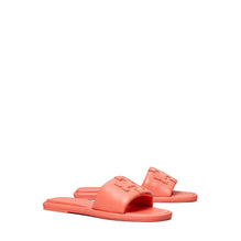 Women Double T Sport Slide - Coral Crush