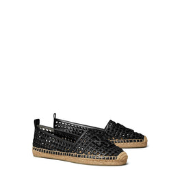 Women Crochet Aline Espadrille - Perfect Black