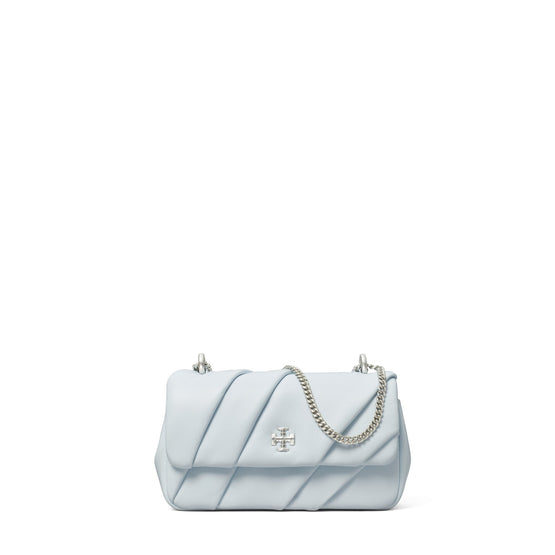 Women Kira Pleated Mini Flap Bag - Ice Blue