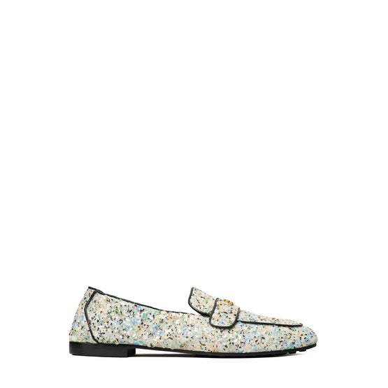 Women Ballet Loafer - Multi Sequin / Black