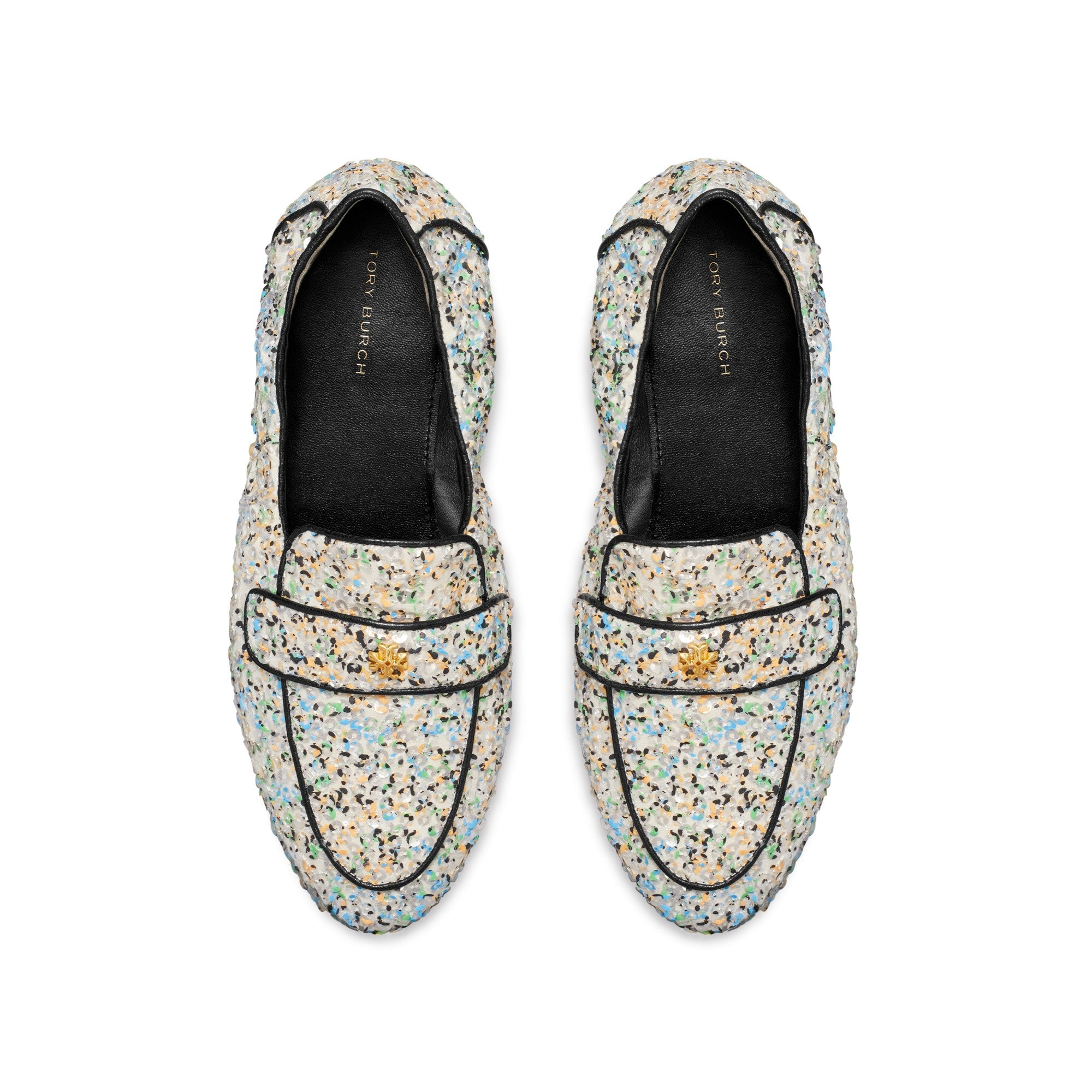 Women Ballet Loafer - Multi Sequin / Black