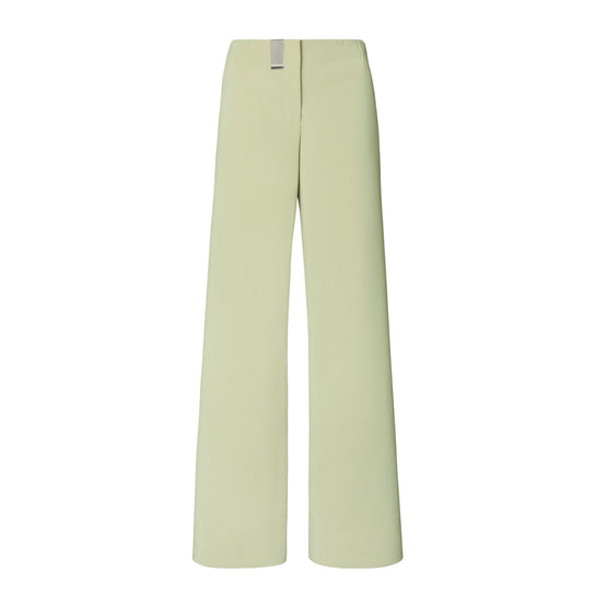 Women Coated Jersey Pant - Sage