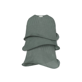 Women Viscose Hoop Cape - Olive