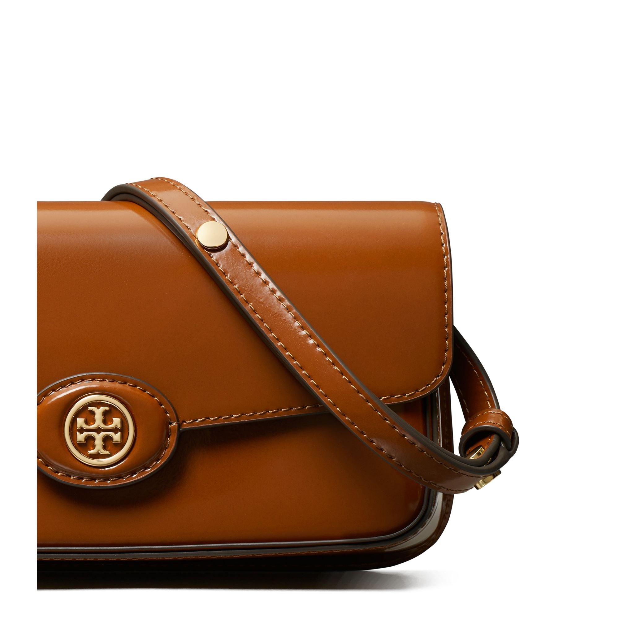 Women Robinson Spazzolato E/W Shoulder Bag - Dark Sienna