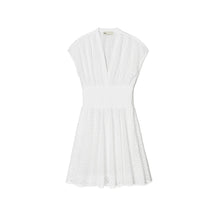 Women Cotton Broderie Anglaise Minidress - White