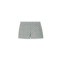 Women Printed Cotton Poplin Short - Blue Mini Zebra