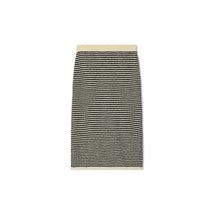 Women Striped Stitch Cotton Midi Skirt - Medium Navy / French Cream