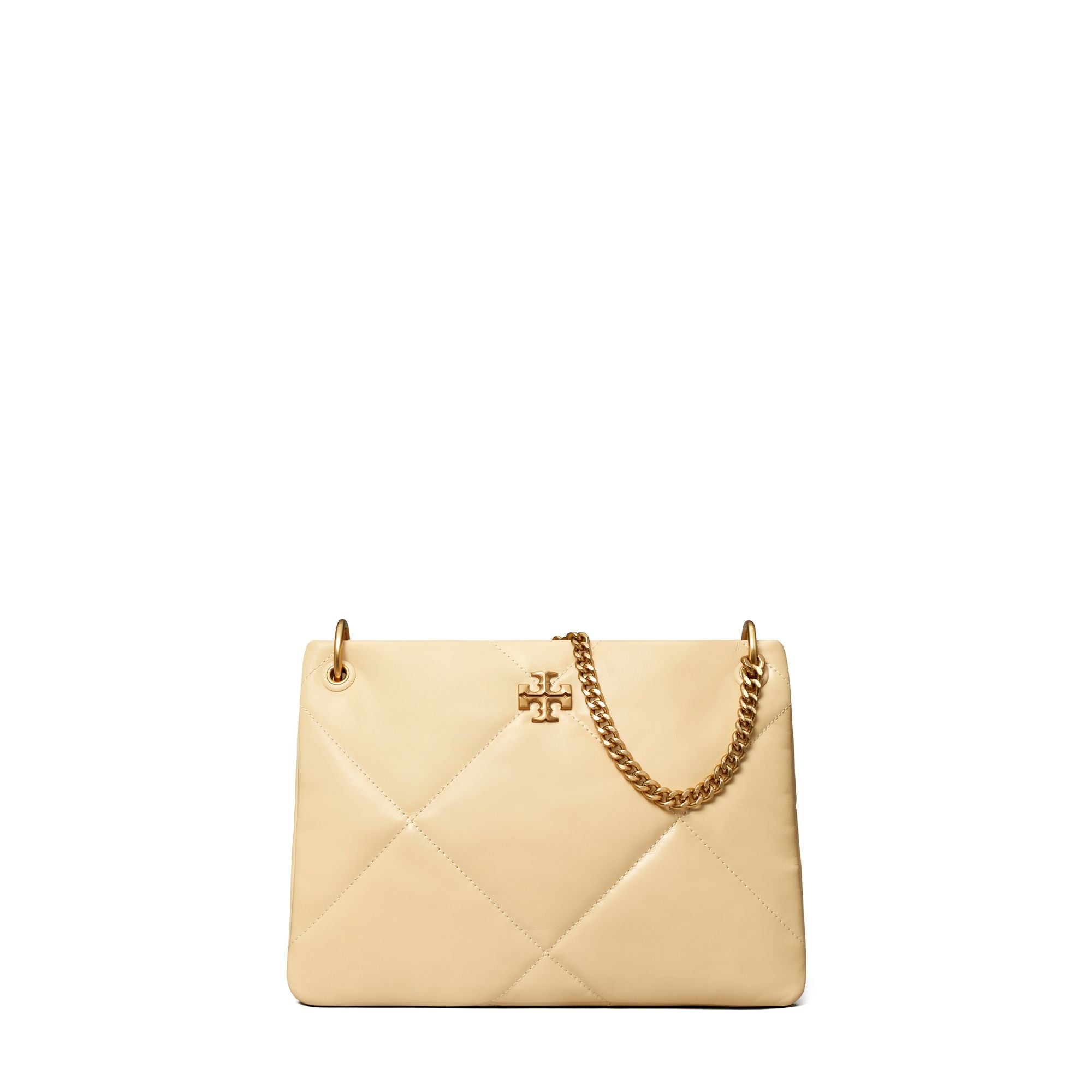 Women Kira Diamond Quilt Small Shoulder Bag - Vanilla Soft Serve