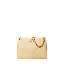 Women Kira Diamond Quilt Small Shoulder Bag - Vanilla Soft Serve