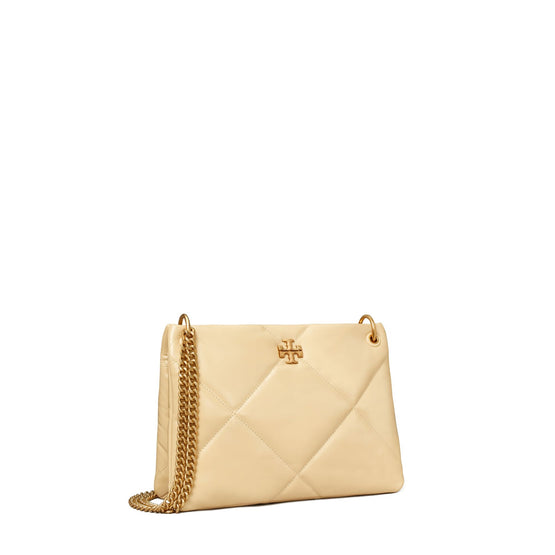 Women Kira Diamond Quilt Small Shoulder Bag - Vanilla Soft Serve