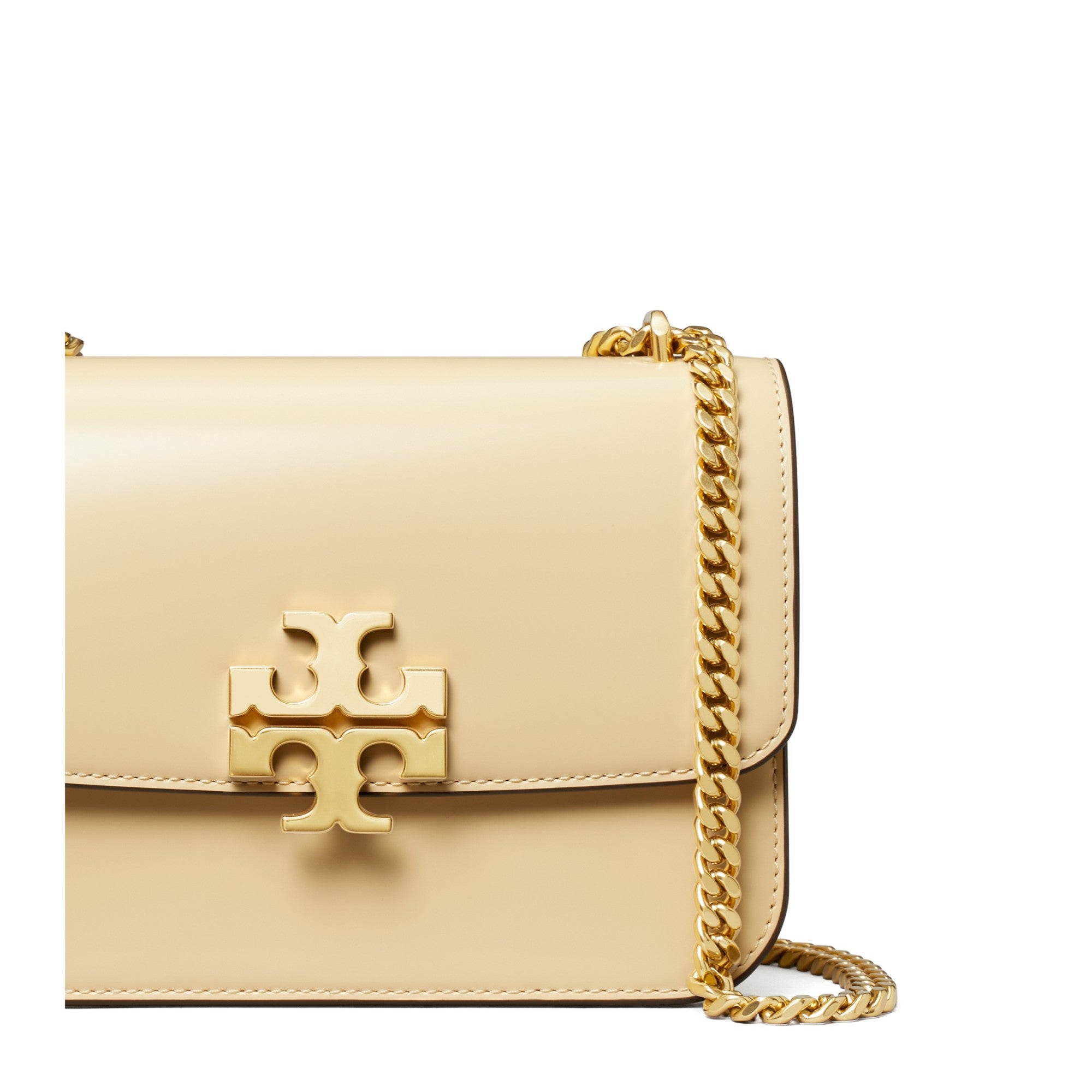 Women Eleanor Spazzolato Small Convertible Shoulder Bag - Vanilla Soft Serve