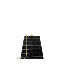 Women Croc Embossed Mini Bag - Black