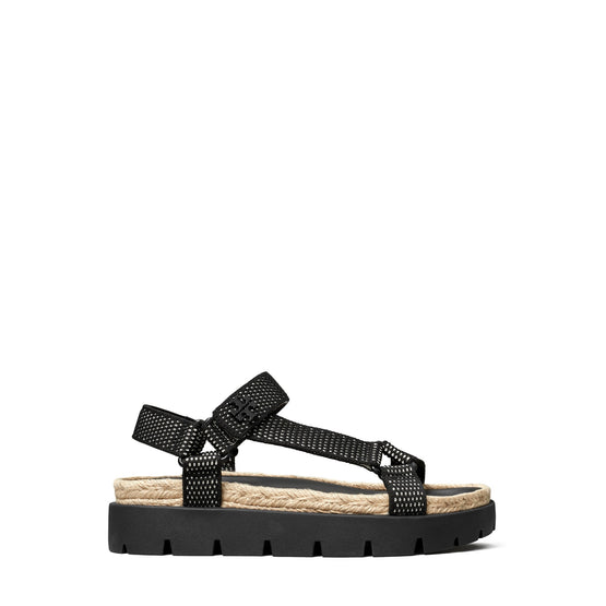 Women Kira Hiking Rope Sandal - Perfect Black / New Ivory / Perfect Bl