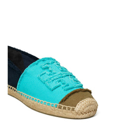 Women Double T Fray Espadrille - Summer Sky / Army / Blue Notte