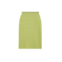 Women Jacquard Sweater Skirt - Dark Mint