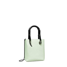 Women Key Item Satin Snake Handle Mini Tote - Mint