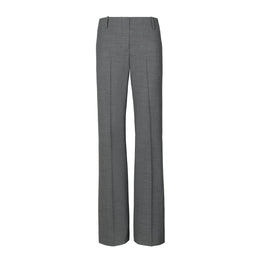 Women Stretch Fannel Pants - Gray Mélange