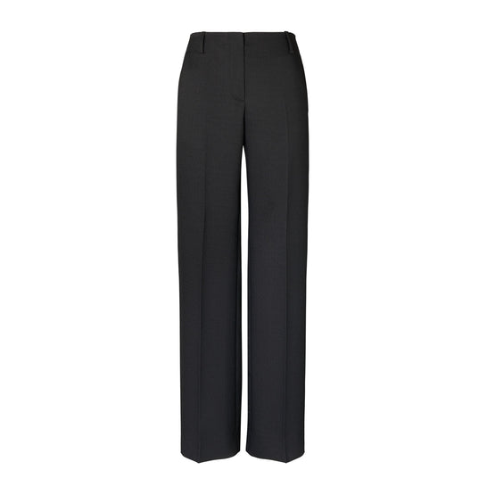 Women Crepe Pants - Black