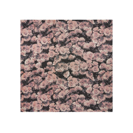 Women Pixel Flower Silk Square Scarf - Pixel Flower Silk Square Blush