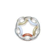 Women Donut Bracelet - Light Silver / Multi