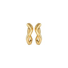 Women Wishbone Front-Back Earring - Tory Gold