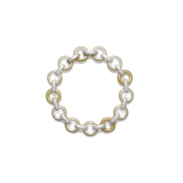 Women Pierced Necklace - Light Silver / Multi