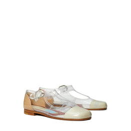 Women Violet T Strap - Clear