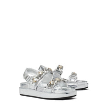 Women Kira Embellished Sport Sandal - Argento