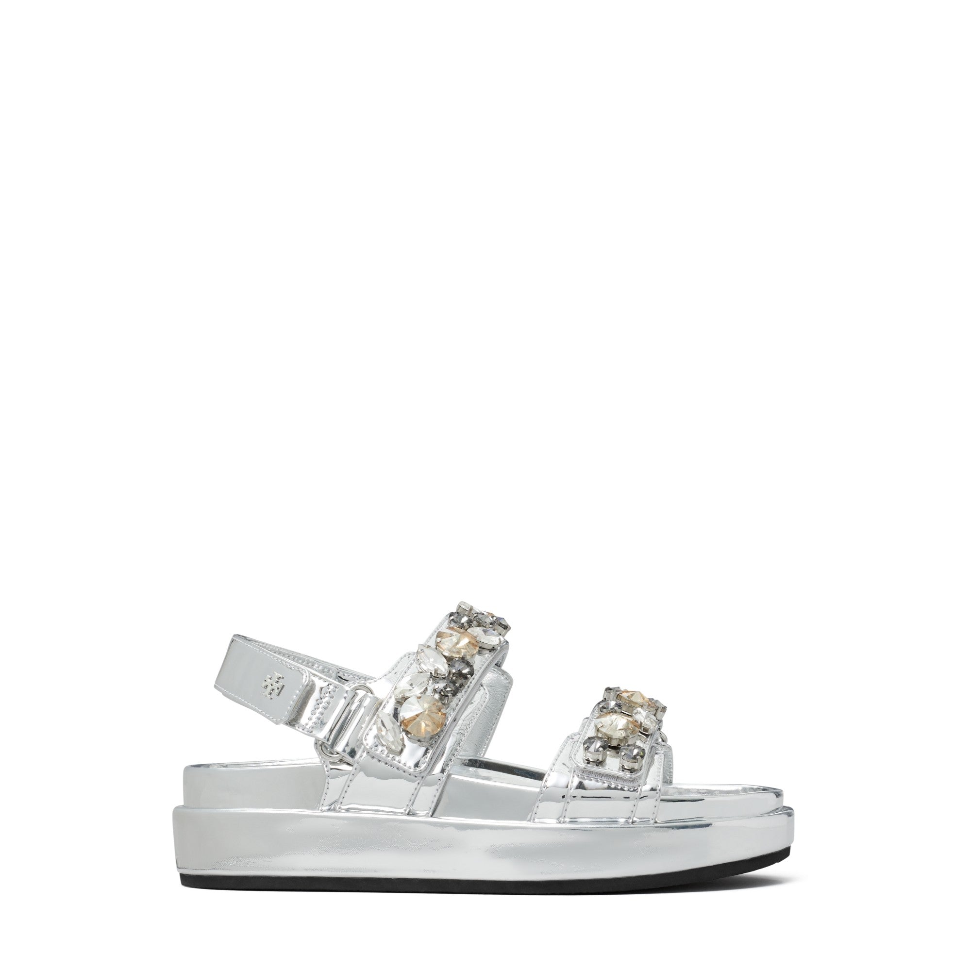 Women Kira Embellished Sport Sandal - Argento