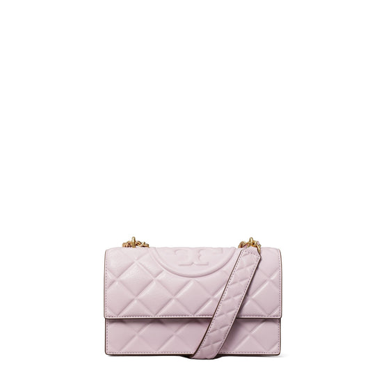Women Fleming Small Convertible Shoulder Bag - Pale Purple