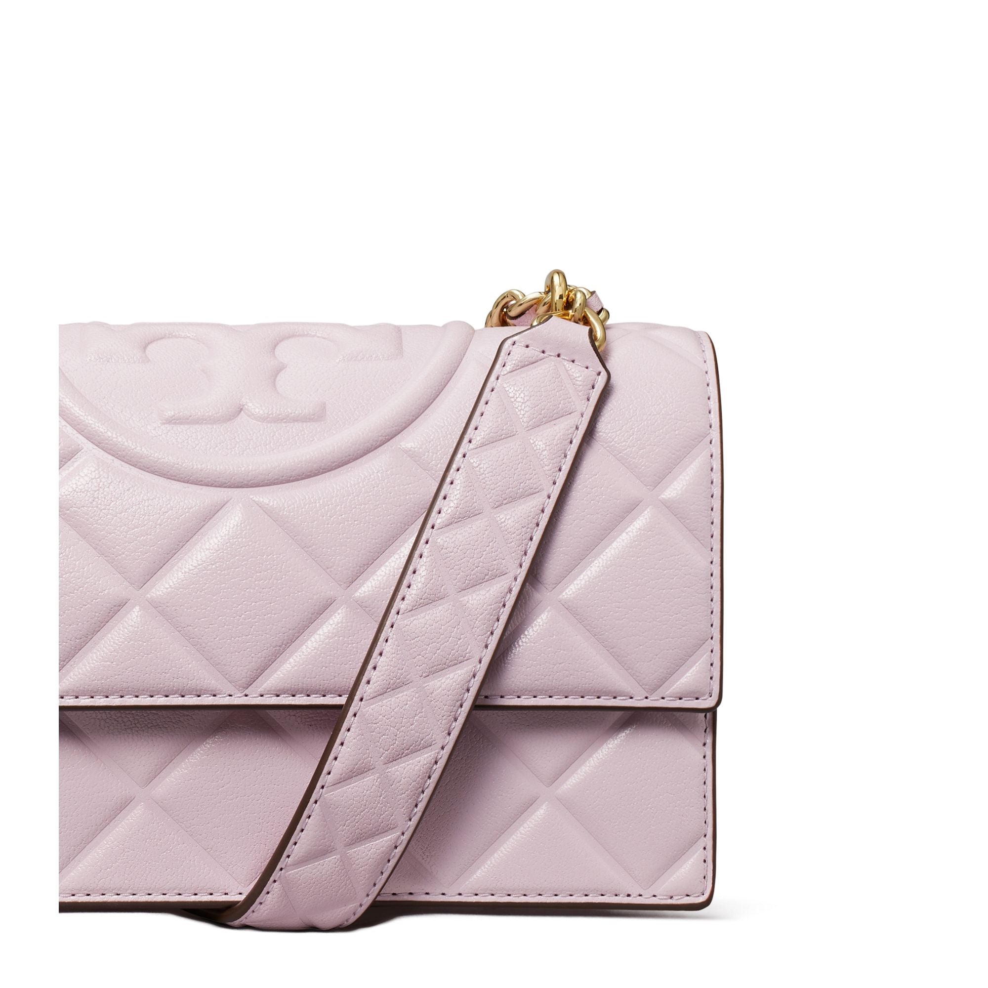 Women Fleming Small Convertible Shoulder Bag - Pale Purple