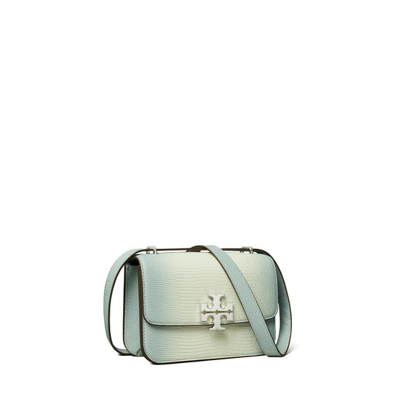 Women Eleanor Lizard Small Convertible Shoulder Bag - Blanc