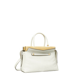 Women Mercer Distressed Satchel - Blanc
