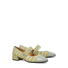 Women Cap-Toe Mary Jane Heel Ballet 25Mm - Yellow Multi / Loutre Gray