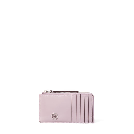 Women Robinson Spazzolato Zip Card Case - Primrose