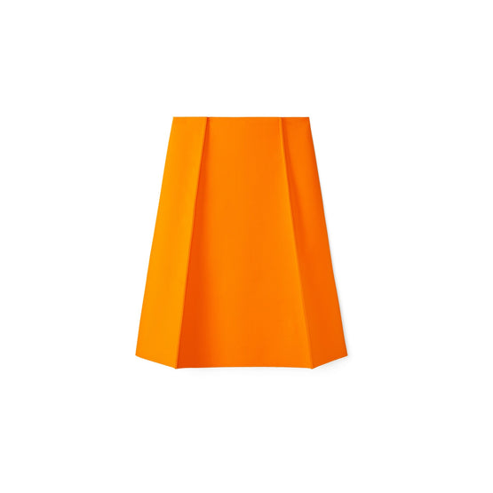 Women Wool Skirt - Bright Orange