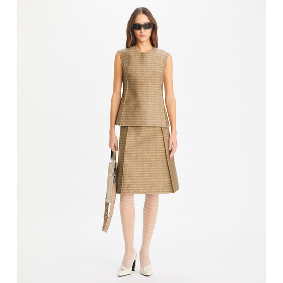 Women Sublime Jacquard Top - Beige Sublime