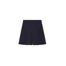 Women Stretch Pleated Skort - Midnight Ink
