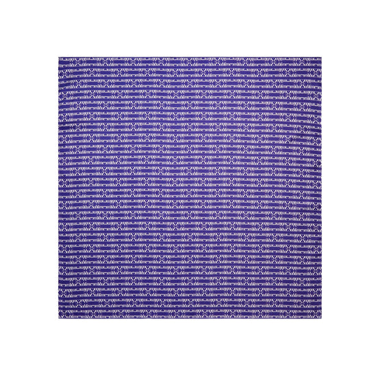 Women T Monogram Sublime Silk Scarf - Ballpoint Blue