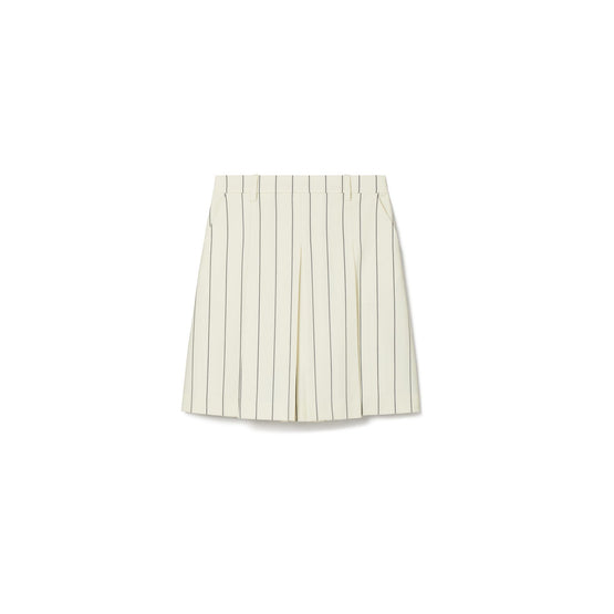 Women Yd Performance Golf Skirt - New Ivory Light Stripe
